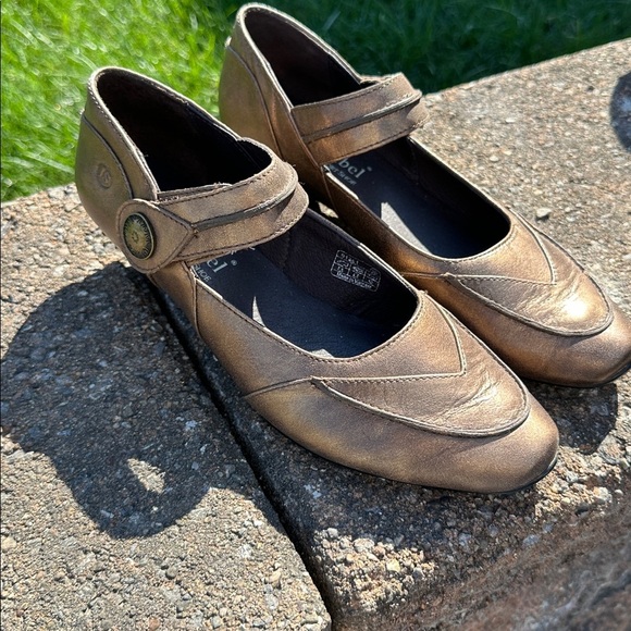 Joseph seibel Metallic Bronze Mary Jane Flats - Picture 2 of 7